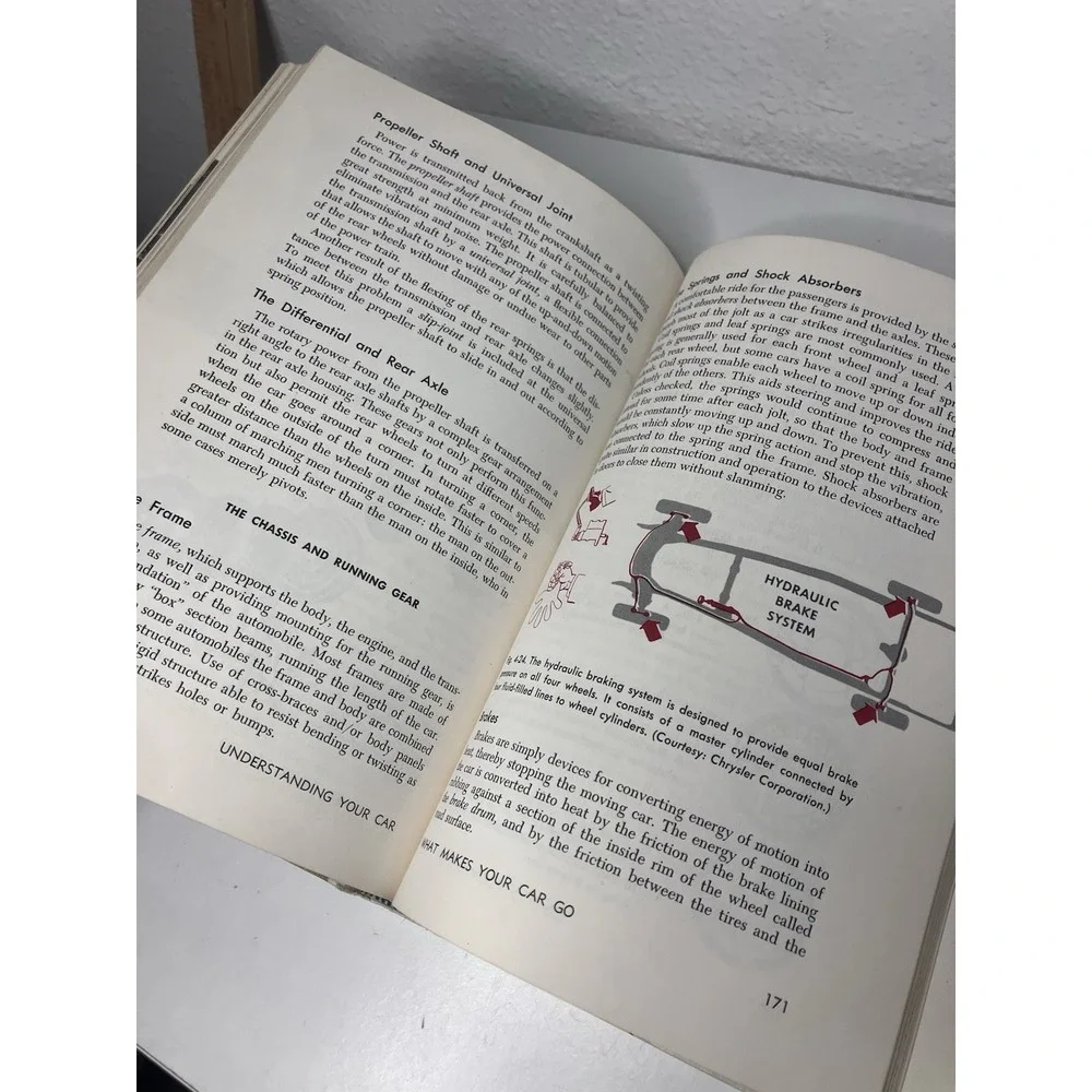Vintage Man and the Motor Car Hardback Book Fifth Edition 1950s Automobiles